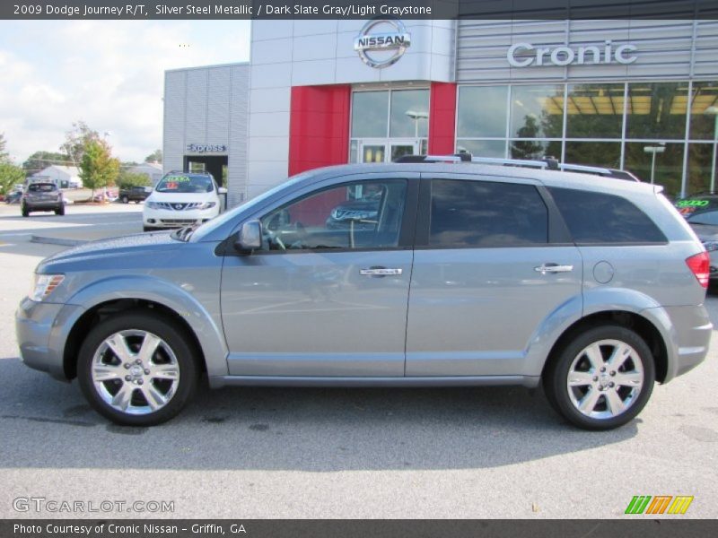 Silver Steel Metallic / Dark Slate Gray/Light Graystone 2009 Dodge Journey R/T
