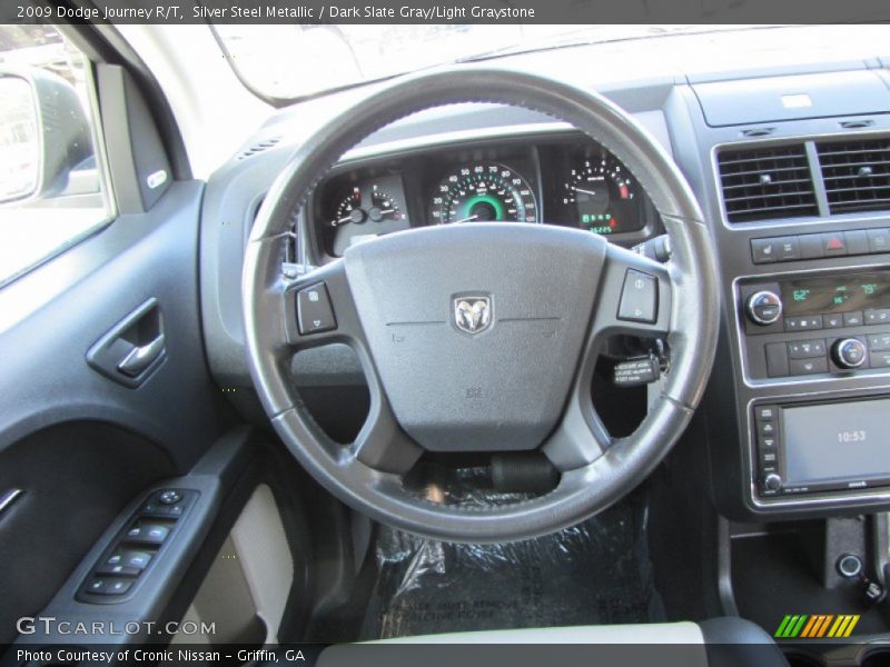 Silver Steel Metallic / Dark Slate Gray/Light Graystone 2009 Dodge Journey R/T
