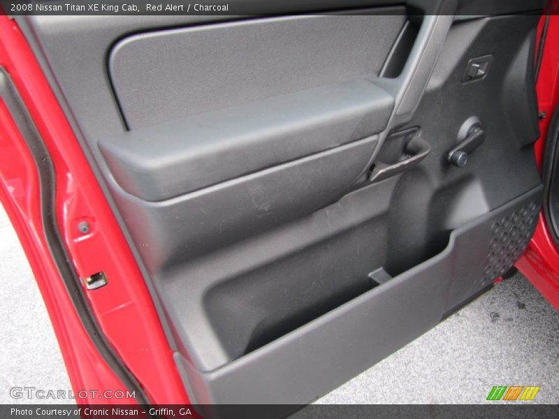 Red Alert / Charcoal 2008 Nissan Titan XE King Cab