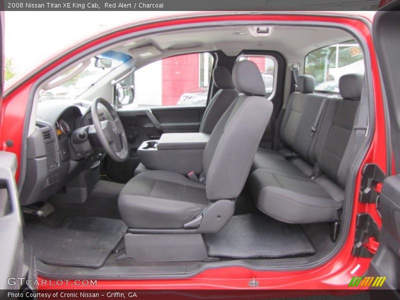 Red Alert / Charcoal 2008 Nissan Titan XE King Cab