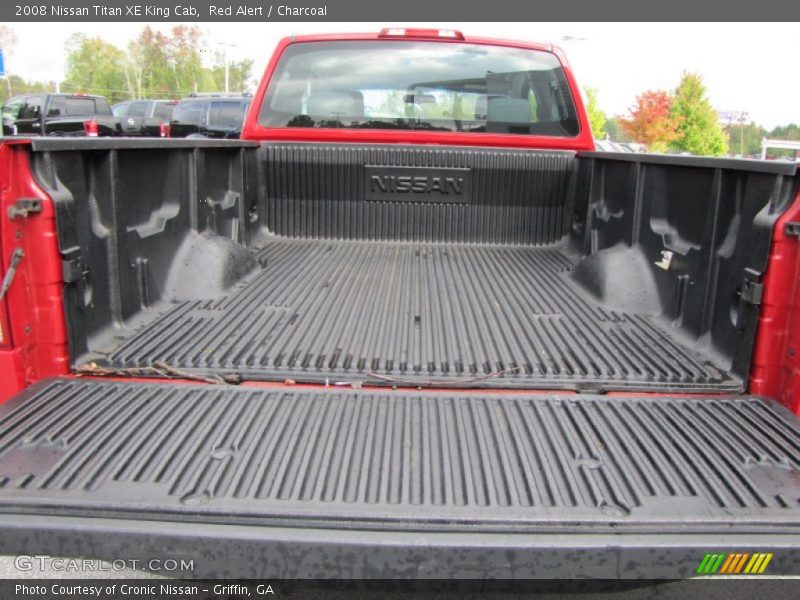 Red Alert / Charcoal 2008 Nissan Titan XE King Cab