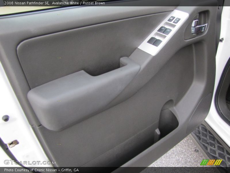 Avalanche White / Russet Brown 2008 Nissan Pathfinder SE