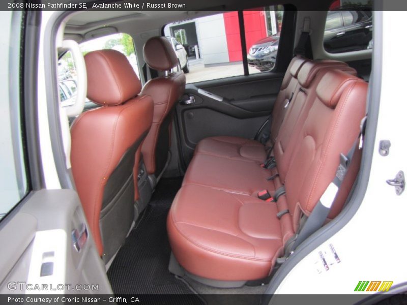 Avalanche White / Russet Brown 2008 Nissan Pathfinder SE