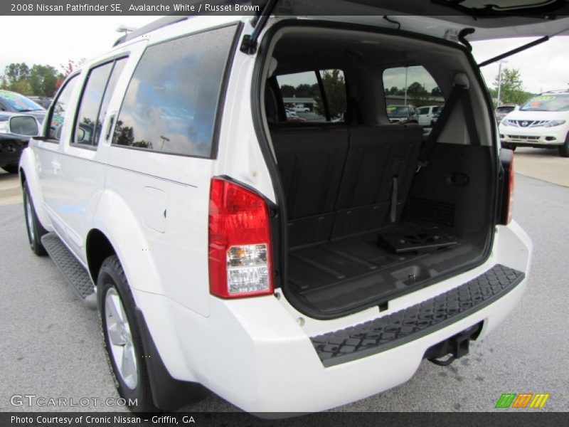 Avalanche White / Russet Brown 2008 Nissan Pathfinder SE