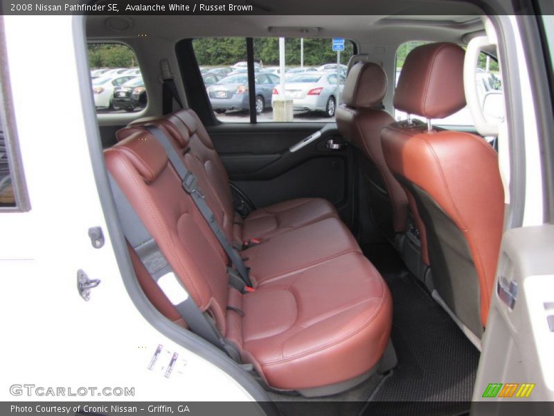 Avalanche White / Russet Brown 2008 Nissan Pathfinder SE