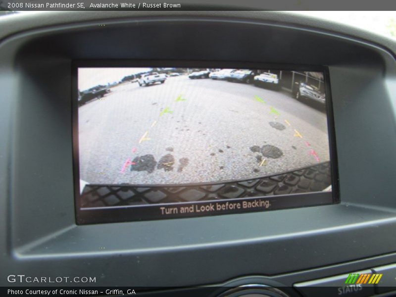 Avalanche White / Russet Brown 2008 Nissan Pathfinder SE