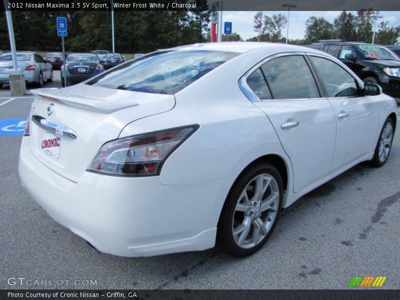 Winter Frost White / Charcoal 2012 Nissan Maxima 3.5 SV Sport