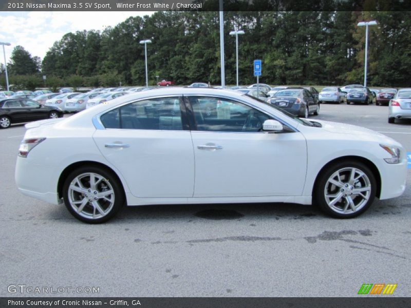 Winter Frost White / Charcoal 2012 Nissan Maxima 3.5 SV Sport