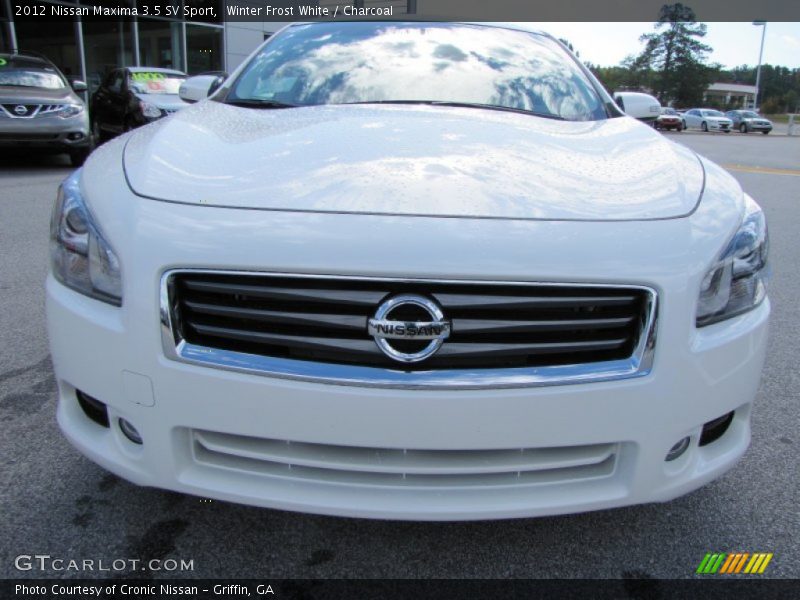 Winter Frost White / Charcoal 2012 Nissan Maxima 3.5 SV Sport