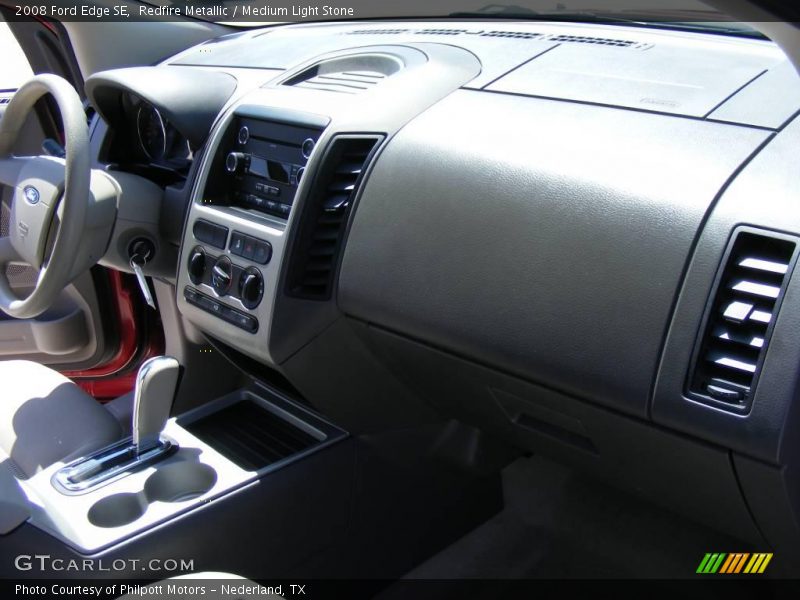 Redfire Metallic / Medium Light Stone 2008 Ford Edge SE