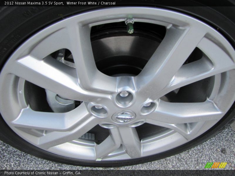 Winter Frost White / Charcoal 2012 Nissan Maxima 3.5 SV Sport