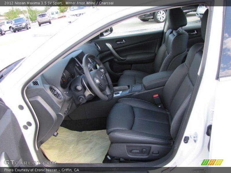 Winter Frost White / Charcoal 2012 Nissan Maxima 3.5 SV Sport