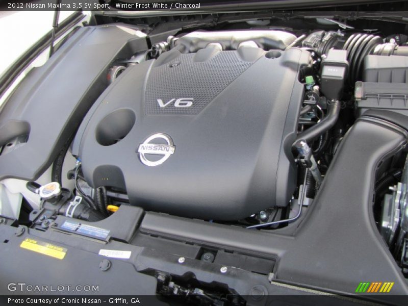 Winter Frost White / Charcoal 2012 Nissan Maxima 3.5 SV Sport