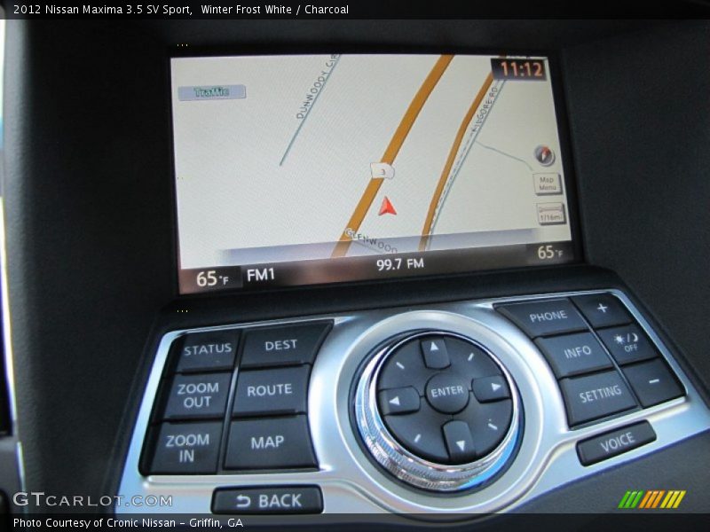 Navigation of 2012 Maxima 3.5 SV Sport