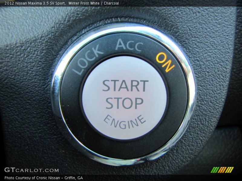 Winter Frost White / Charcoal 2012 Nissan Maxima 3.5 SV Sport