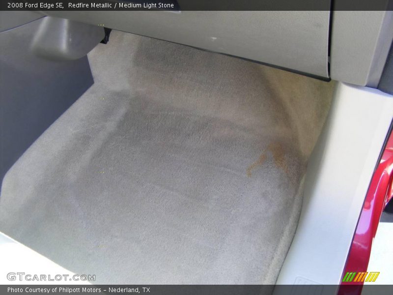 Redfire Metallic / Medium Light Stone 2008 Ford Edge SE