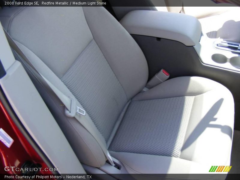 Redfire Metallic / Medium Light Stone 2008 Ford Edge SE