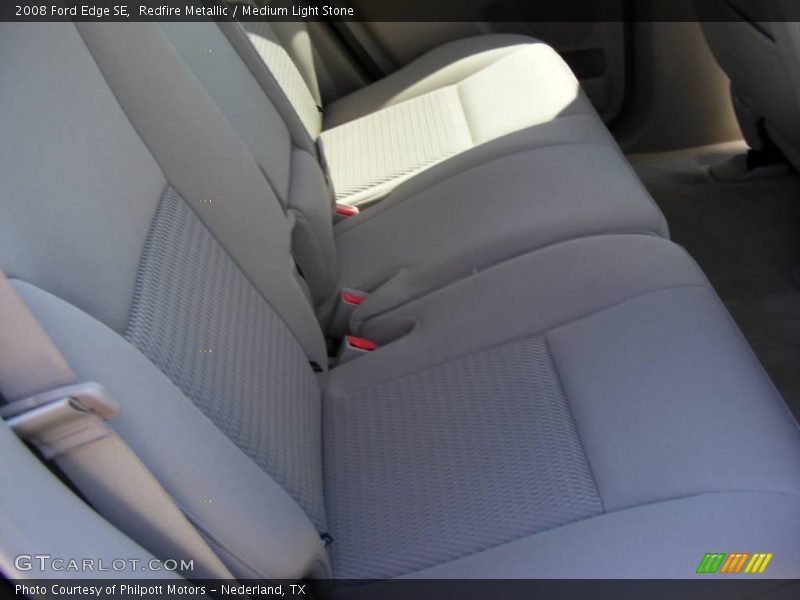 Redfire Metallic / Medium Light Stone 2008 Ford Edge SE