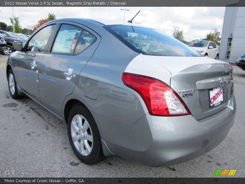 Magnetic Gray Metallic / Charcoal 2012 Nissan Versa 1.6 SL Sedan