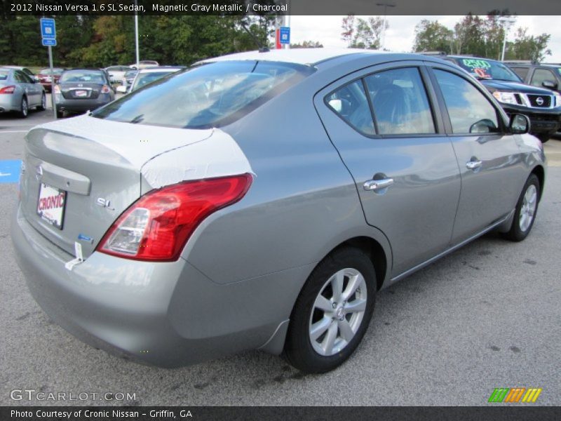 Magnetic Gray Metallic / Charcoal 2012 Nissan Versa 1.6 SL Sedan