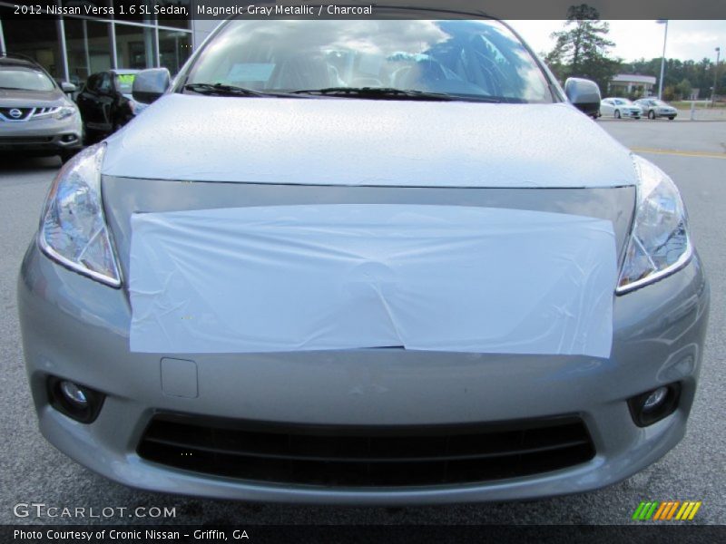 Magnetic Gray Metallic / Charcoal 2012 Nissan Versa 1.6 SL Sedan