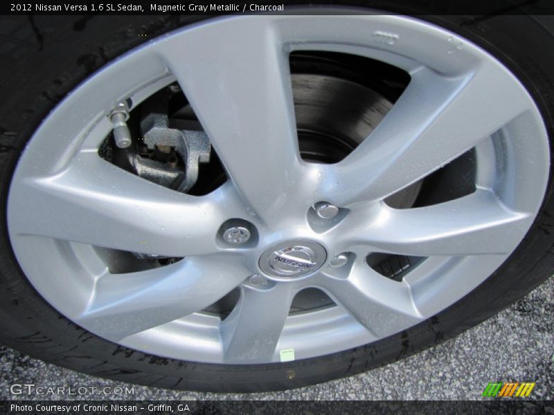 Magnetic Gray Metallic / Charcoal 2012 Nissan Versa 1.6 SL Sedan