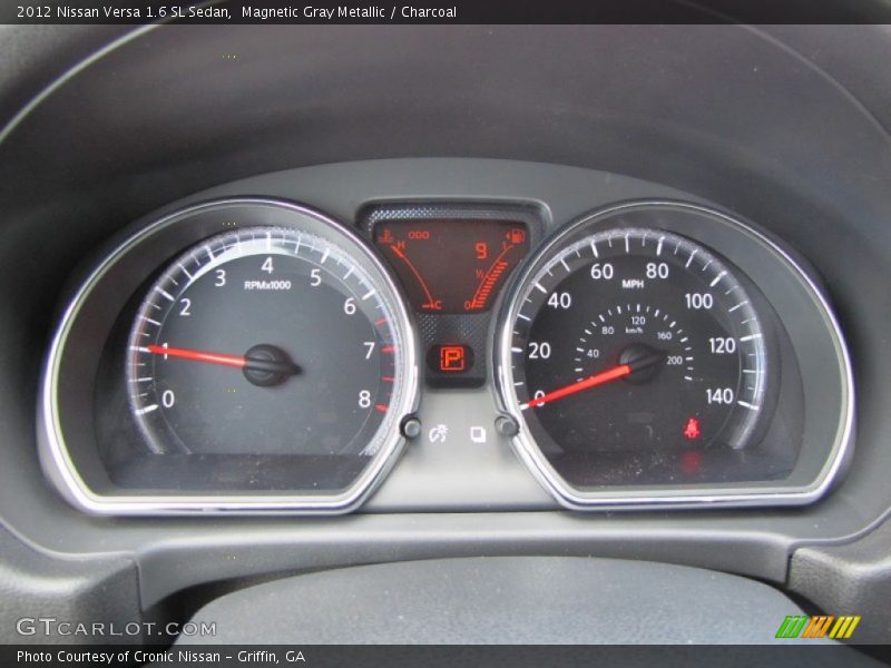  2012 Versa 1.6 SL Sedan 1.6 SL Sedan Gauges