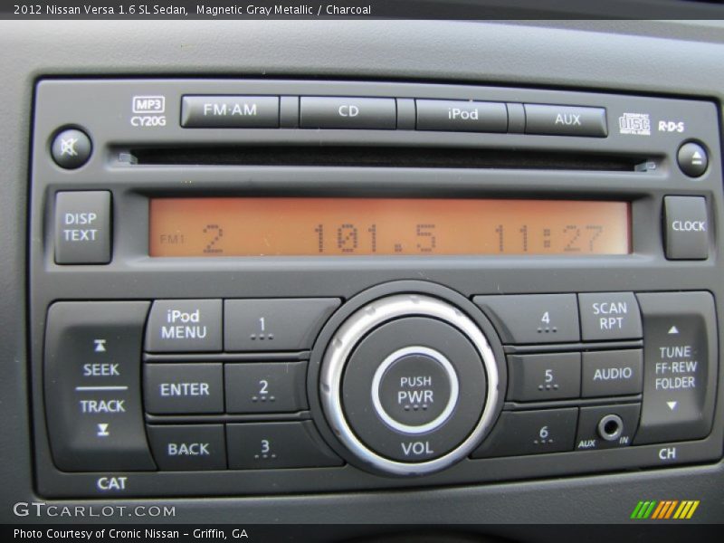 Audio System of 2012 Versa 1.6 SL Sedan