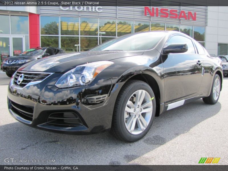 Super Black / Charcoal 2012 Nissan Altima 2.5 S Coupe