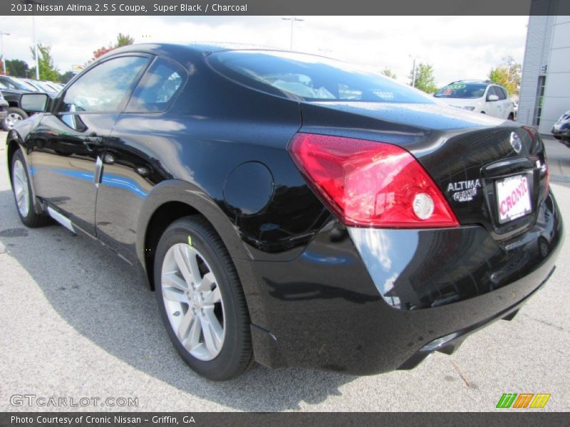 Super Black / Charcoal 2012 Nissan Altima 2.5 S Coupe