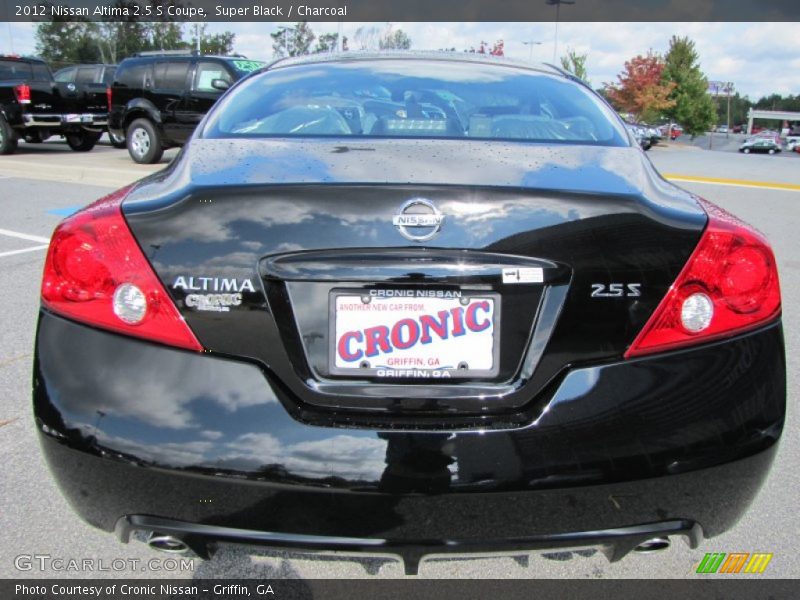 Super Black / Charcoal 2012 Nissan Altima 2.5 S Coupe