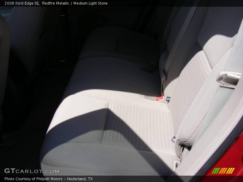Redfire Metallic / Medium Light Stone 2008 Ford Edge SE
