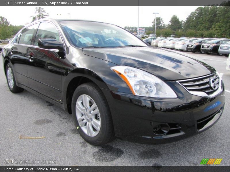 Super Black / Charcoal 2012 Nissan Altima 2.5 S