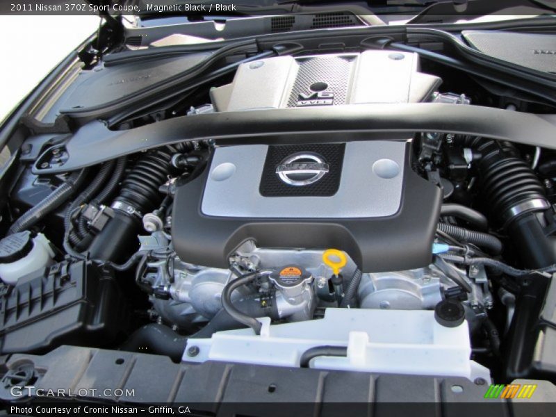 Magnetic Black / Black 2011 Nissan 370Z Sport Coupe