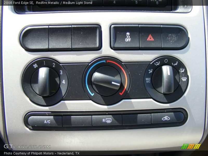 Redfire Metallic / Medium Light Stone 2008 Ford Edge SE