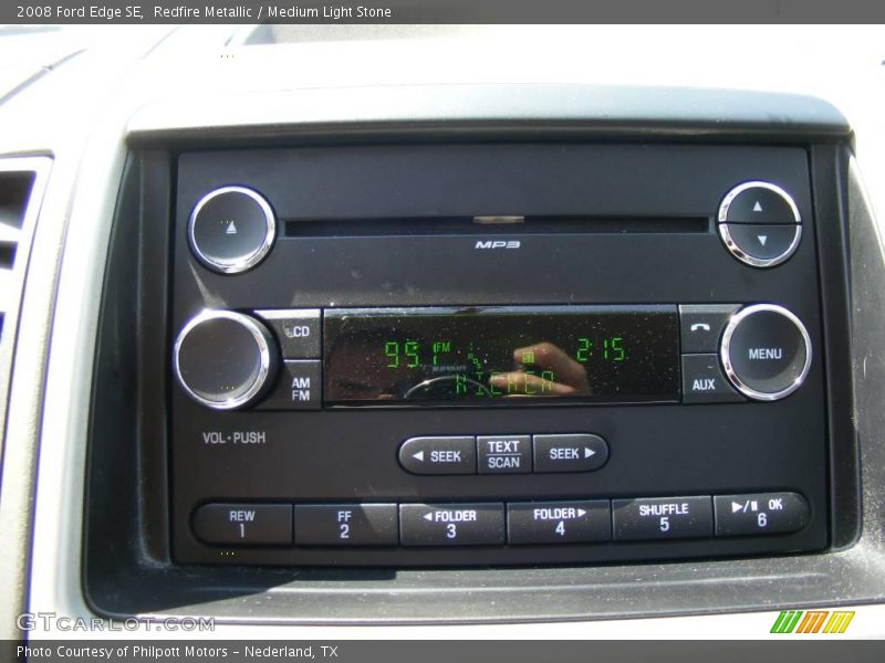 Redfire Metallic / Medium Light Stone 2008 Ford Edge SE