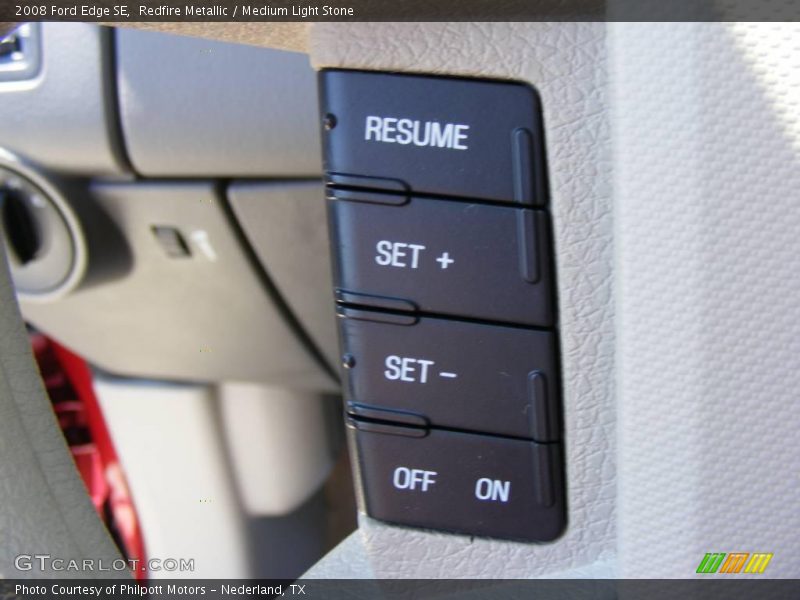 Redfire Metallic / Medium Light Stone 2008 Ford Edge SE