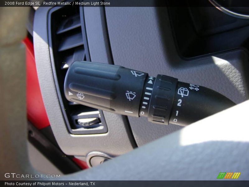 Redfire Metallic / Medium Light Stone 2008 Ford Edge SE