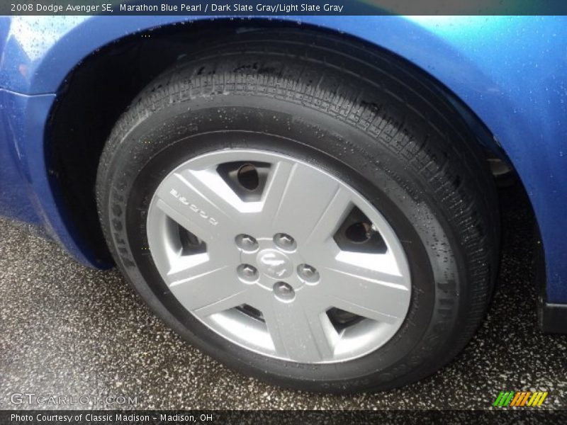 Marathon Blue Pearl / Dark Slate Gray/Light Slate Gray 2008 Dodge Avenger SE