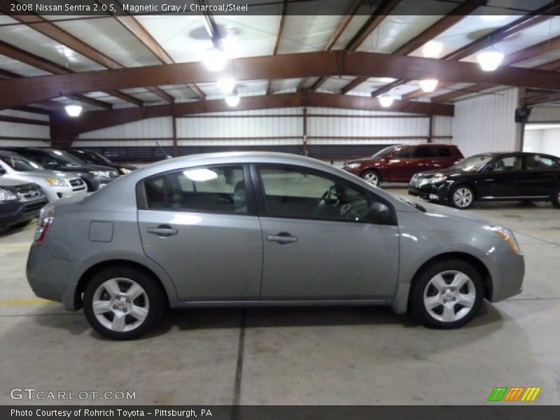 Magnetic Gray / Charcoal/Steel 2008 Nissan Sentra 2.0 S