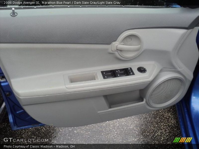 Marathon Blue Pearl / Dark Slate Gray/Light Slate Gray 2008 Dodge Avenger SE