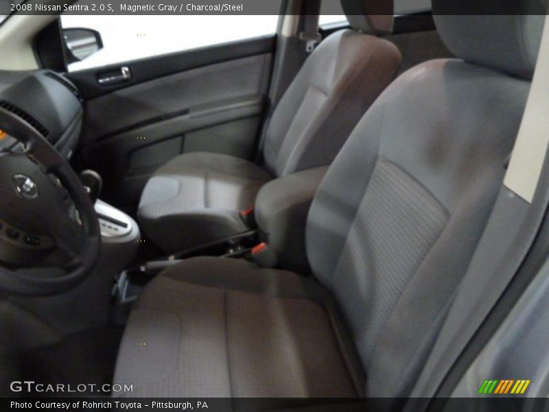 Magnetic Gray / Charcoal/Steel 2008 Nissan Sentra 2.0 S