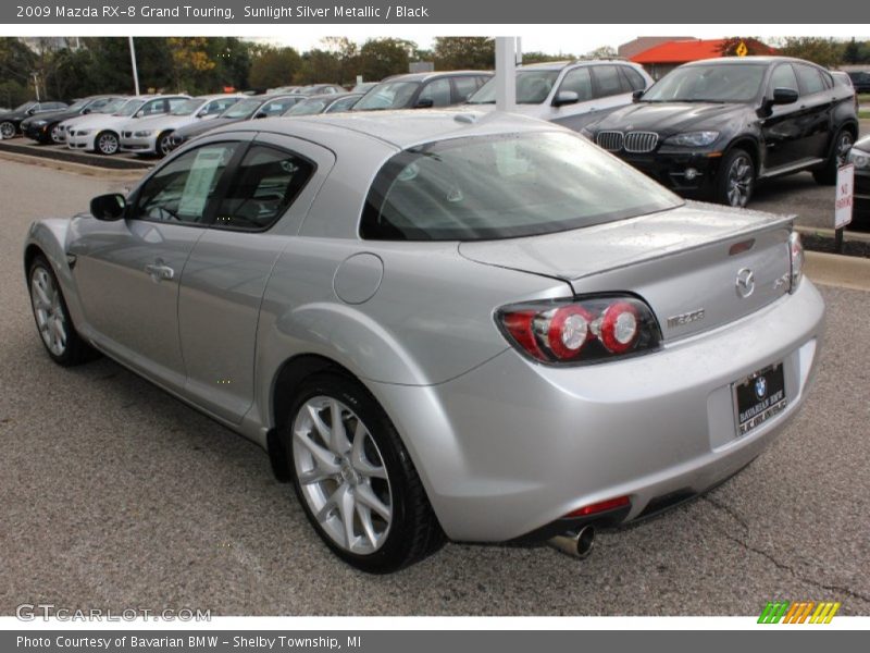 Sunlight Silver Metallic / Black 2009 Mazda RX-8 Grand Touring