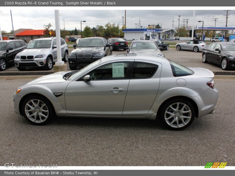 Sunlight Silver Metallic / Black 2009 Mazda RX-8 Grand Touring