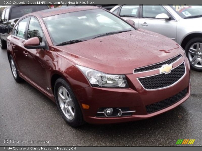 Autumn Red Metallic / Jet Black 2012 Chevrolet Cruze LT/RS