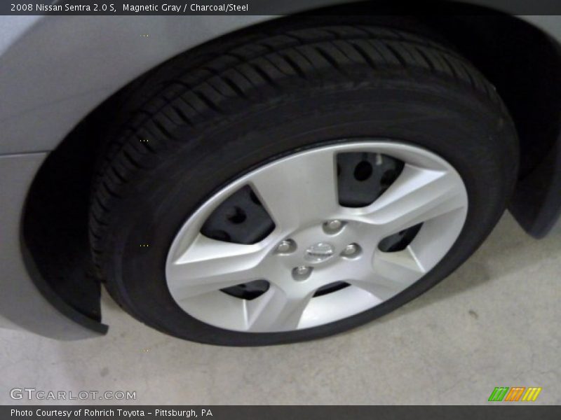 Magnetic Gray / Charcoal/Steel 2008 Nissan Sentra 2.0 S