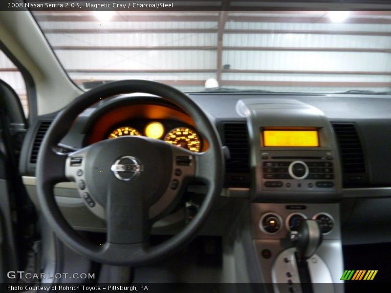 Magnetic Gray / Charcoal/Steel 2008 Nissan Sentra 2.0 S