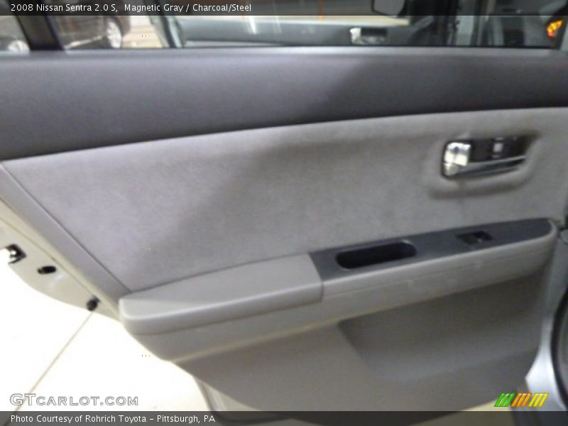 Magnetic Gray / Charcoal/Steel 2008 Nissan Sentra 2.0 S