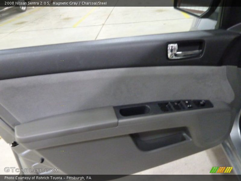 Magnetic Gray / Charcoal/Steel 2008 Nissan Sentra 2.0 S