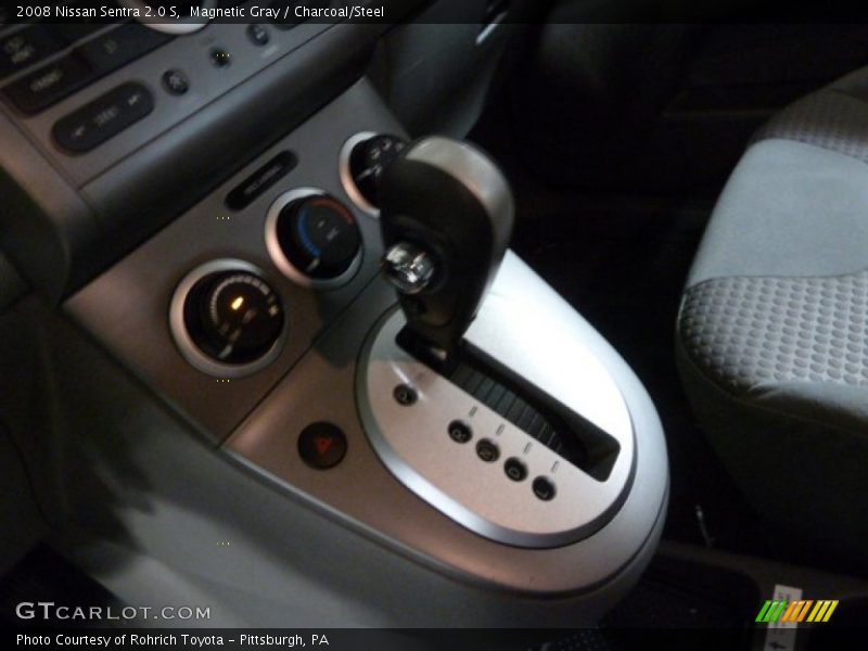 Magnetic Gray / Charcoal/Steel 2008 Nissan Sentra 2.0 S